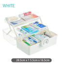 GobekUsa Household First Aid Kit: Portable & Multifunctional Emergency Box with Multiple Compartments