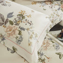 GobekUsa Butterfly Blooming Flowers Print 100% Egyptian Cotton Bedding Set