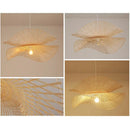 GobekUsa Bamboo Pendant Lights: Japanese Handmade Kitchen Island Chandeliers