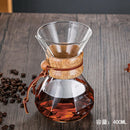 GobekUsa Diamond Glass Hand Brew Coffee Maker Pot for Espresso Drip Cup Brewing
