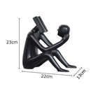 GobekUsa Abstract Figure Sculpture Creative Resin Decor for Room Aesthetic Appeal