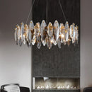 GobekUsa Crystal Ceiling Chandelier: Modern Luxury E14 Lighting Fixture for Home Decor