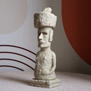 GobekUsa Easter Island Moai Pukao Statue Figurine Home Office Decoration Living Room Decor Shelf