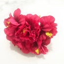 GobekUsa 200pcs Mixed Rose Red Flower Cherry Stamen Berries Bundle for DIY Decor