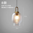 GobekUsa Glass Pendant Lights - Modern Nordic LED Hanging Lamp for Home Decor