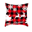 GobekUsa Christmas Cushion Cover 45x45cm Xmas Pillowcase for Sofa - Happy New Year 2023