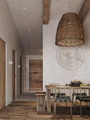 GobekUsa Handmade Rattan Seaside Resort Pendant Lamp - Wabi Sabi Living Style