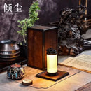 GobekUsa Hedge Stone Candle Holder: Ancient Decorative Amber Table Lamp