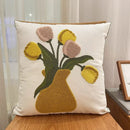 GobekUsa Luxe Embroidered Cushion Cover, Premium Decor Pillowcases