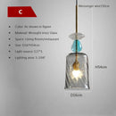 GobekUsa Candy Glass Chandelier Pendant Light for Dining and Living Room