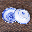 GobekUsa Blue And White Porcelain Dragon Pattern Flavor Dish Set