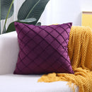 GobekUsa Embroidered Lattice Cushion Cover Pleat - 45X45CM