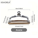 GobekUsa Cake Dessert Wood Plate with Glass Dust Cover | Elegant Serving Dish for Various Treats