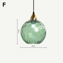 GobekUsa Glass Ball Lustre Pendant Lights - Modern Kitchen Hanging Fixture