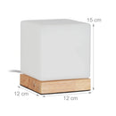 GobekUsa Glass Ball Table Lamp: Creative Warm Night Lighting for Bedroom Decor