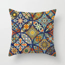 GobekUsa Geometric Square Pillowcase Ethnic Retro Sofa Pillow Cover 45x45cm Home Decor
