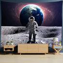 GobekUsa Astronaut Moon Tapestry Wall Hanging - Boho Hippie Living Room Decor
