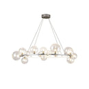 GobekUsa Glass Ball G9 LED Chandelier: Modern Minimalist Nordic Design