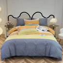 GobekUsa Brushed Cotton Printed Duvet Cover Set - Single/Double Bed Bedclothes
