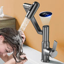 GobekUsa LED Bathroom Basin Faucet 360 Rotation Mixer Sink Tap with Multifunction Stream Sprayer
