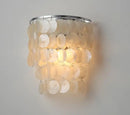 GobekUsa Gold Shell Chandelier Lanterns for Living Room, Restaurant, and Bedroom