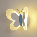 GobekUsa Butterfly Girl Cartoon Children Room Lamp with Energy-Saving LED for Bedroom