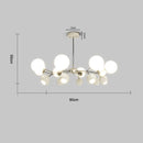 GobekUsa Cream Living Room Pendant Lamp Magic Bean Restaurant Medieval Bedroom Light