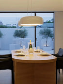 GobekUsa Italian Minimalist Round LED Ceiling Lamp Black White Bedroom Light