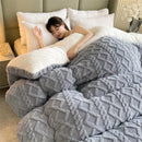 GobekUsa Cozy Winter Bed Blanket: Luxe Lamb Cashmere Warmth Quilt for Comfort