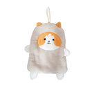 GobekUsa Coral Plush Cat Microfiber Hand Towel: Cute Quick-Drying Kitchen Bathroom Accessory