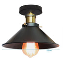 Black Vintage Multi-Head Metal Pendant Light
