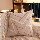GobekUsa Geometric Chenille Cushion Cover 45x45 Comfortable Luxury Home Decor