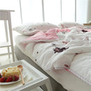 GobekUsa Cartoon Print Quilted Double Blanket for Queen Size Bed