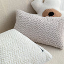 GobekUsa Geometric Texture Plush Cushion Cover - Modern Nordic Style Pillow Cases