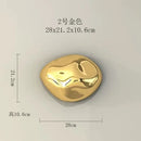 GobekUsa 3D Stone Wall Ornaments: Room Aesthetics & Decoration - Plating Craft Stone Pendants