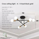 GobekUsa LED Ceiling Chandelier: Modern Light Fixture for Living Room, Bedroom, Hall - Indoor Home Decor