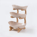 GobekUsa 2/3 Layer Table Plates Dinnerware Fruit Bowl Salad Cake Stand Plate Bowl