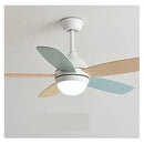 GobekUsa Kids Ceiling Fan with Light and Remote Control, 3-Speed, 5-Blade Helicopter Design