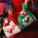 GobekUsa Christmas Knitted Apple Bag with Doll Handbag for Holiday Decoration and Children