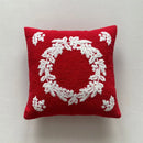 GobekUsa Christmas Cartoon Embroidered Pillow Cover Set, Festive Decorative Cushions