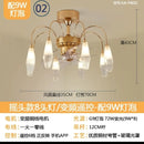 GobekUsa Ceiling Fan Lights with LED, Modern Indoor Lighting for Living Room, Bedroom, Dining Room