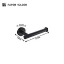 GobekUsa Bathroom Hardware Set: Towel Rack, Toilet Brush, Paper Holder, Soap Dispenser, Towel Bar, Hook
