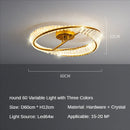 GobekUsa Crystal LED Chandelier Lamps: Modern Luxury Ceiling Lights for Bedroom & Living Room
