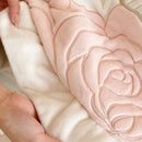 GobekUsa Lace Ruffles Princess Duvet Set, Butterfly Flowers Embroidery, Cozy Bedding with Bed Sheet & Pillowcases