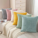 GobekUsa Corduroy Striped Body Pillow: Soft Lumbar Support & Cozy Home Decor