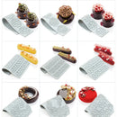 GobekUsa Heart Leaf Shaped Silicone Mold for Dessert Decoration and Molecular Gastronomy