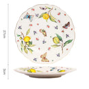 GobekUsa Gold Edge Cup & Saucer Set: Lemon Teapot, Coffee Mug, Ceramic Plates & Drinkware