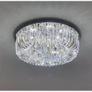 GobekUsa Crystal Dining Room Ceiling Light Modern LED K9 Crystals Gold / Chrome