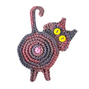 GobekUsa Cat Butt Coasters: Handmade Funny Kitties Cup Mat - Set of 4