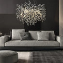 GobekUsa Crystal Suspension Pendant Light: Elegant Chandelier for Dining Room, Living Room, Kitchen